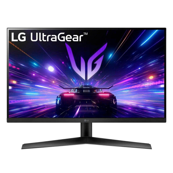 Монитор 27" LG 27GS60F-B  IPS, 1920x1080, 180Hz, 1ms, 300сd/m, 1000:1, HDR10 | HDMI(2.0), DP(1.4) | ExPSU, Vesa 100, Black