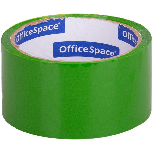 Скотч 48*40м.*45мкм. зеленый OfficeSpace (КЛ_6287)
