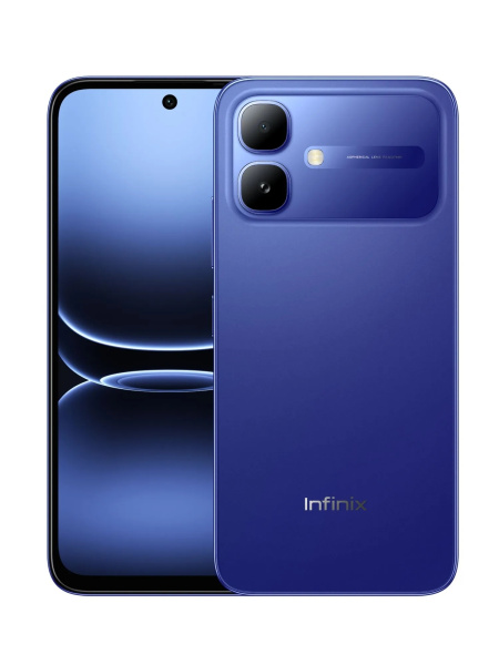 Смартфон INFINIX Smart 20 4Гб 64Гб Cloudline Blue 6.78", IPS, 1576*720, 2*2+6*1.7ГГц, 8Мп, 8Мп, 4G, NFC, 5200мАч, And 16