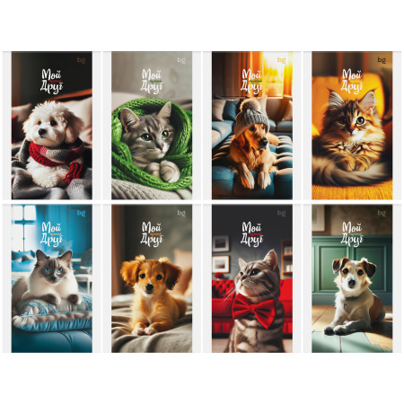 Блокнот BG А6 48л. "Микс. Животные" Б6ск48 62646