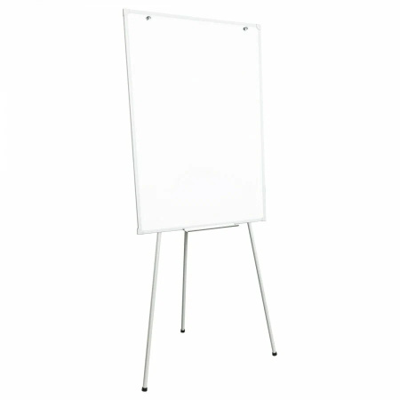 Доска-флипчарт 70*100см. на треноге, рамка ПВХ, регулировка по высоте, полочка OfficeSpace (359017)