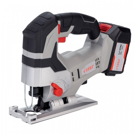 Лобзик аккумуляторный Ставр ЛА-80/20 20В (без АКБ и З/У), 0-2400ходов/мин, угол до 45град, макс глуб
