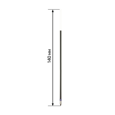 Стержень шариковый 0,7мм, СТАММ 140мм синий СТШ-30333