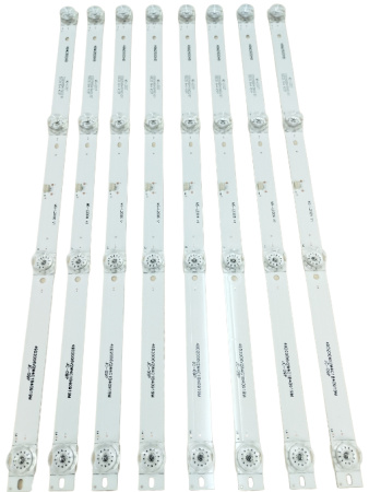 Подсветка матрицы 50" H-LED50U507BS2 8шт, 4LED, 410, Hyundai DEXP AMCV Starwind TCL