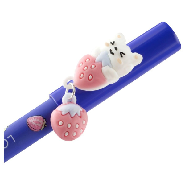 Ручка пиши-стирай MESHU "Friendsberry" гелевая, синяя, 0,5мм (MS_55631)