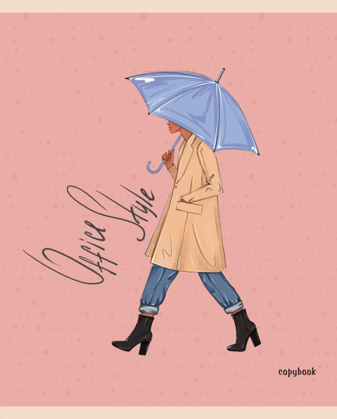 Тетрадь 96л. кл. "Rain" Эксмо ТБ967808