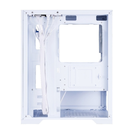 Корпус mATX Б_БП 1STPLAYER Go2 ARGB White (USB3.0, Audio, 4x120mm ARGB,белый)[Go2-WH-4F7-W]