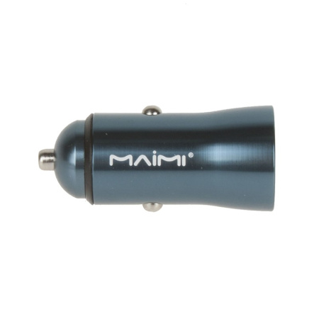 Автомобильное_З\У - USB 66W MAIMI CC118, синий металл