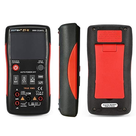 Мультиметр Zotek ZT-X, TrueRMS, 9999 counts, 2*AAA