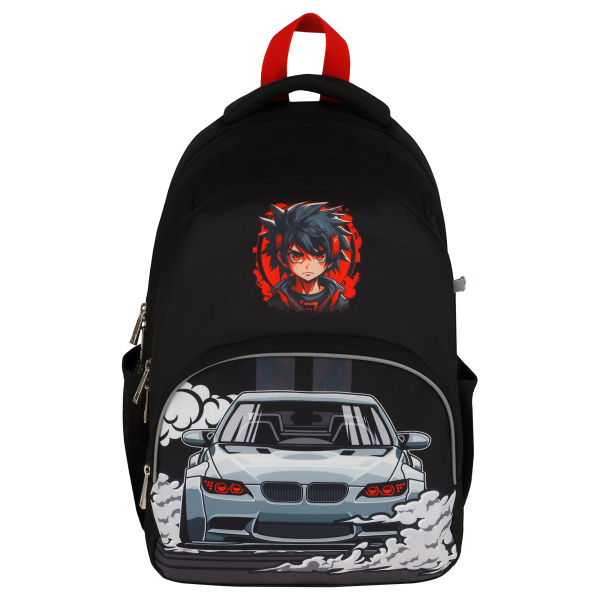 Рюкзак ArtSpace School "Race", 40*28*18см, 2 отделения, 3 кармана Uni_17815