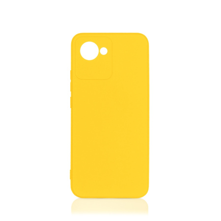 Чехол силиконовый для Realme C30/Narzo 50i Prime DF rmCase-18 (yellow)
