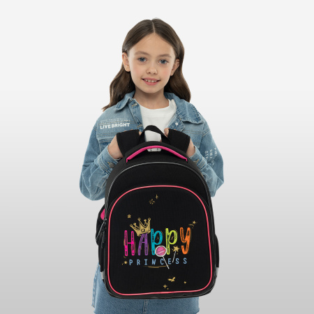 Ранец Berlingo Expert Plus "Candy Princess" 38*29*15см, 2 отделения, 2 кармана RU-EXPL-1105