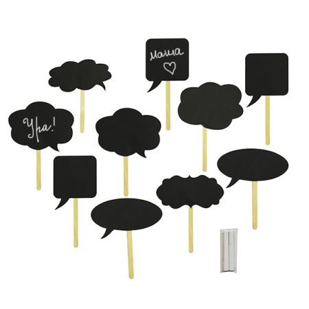 Набор для фотосессии "Напиши мелком" 10шт (6065522)