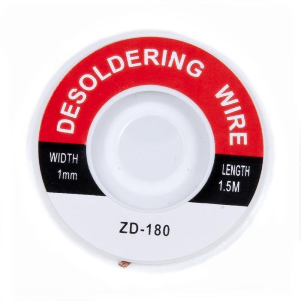 Оплетка для выпайки ZD-180 1мм/1.5м