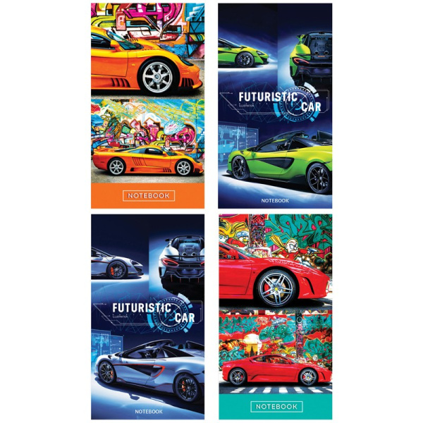 Блокнот ArtSpace А6 24л. "Авто. Микс" (Б6к24_29359)