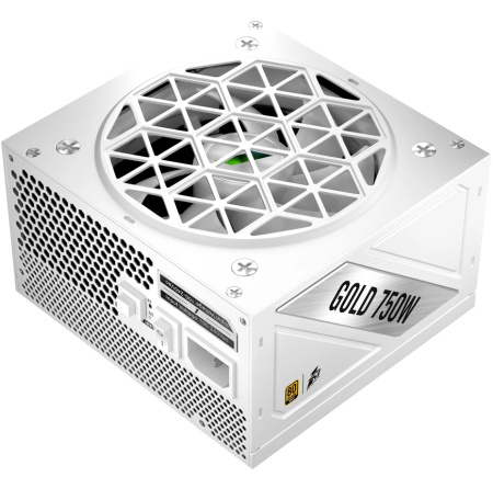 Блок питания 750Вт 1STPLAYER NGDP 750W White (APFC,120мм,3PCI-E,12VHPWR,8SATA,80+Gold,модульный)[HA-750BA4-WH]