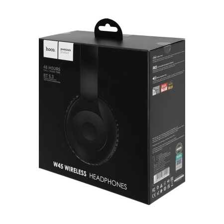 Гарнитура Bluetooth HOCO W45 полноразмерные, черные