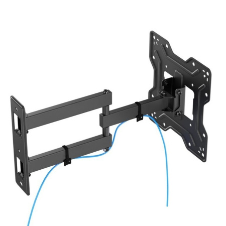 Кронштейн ITECHmount LCDN832 черный настенный,для тв,23-43",до 30кг,от стены 56-392 мм,с выносом, с функцией наклона -10°~ +5°,и поворота 90°/+90 VESA