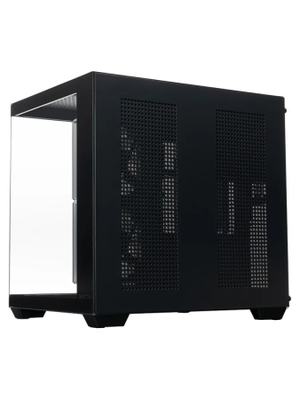 Корпус mATX Б_БП XASTRA QW400M 3ARGB-C6-AC Black (USB3.0,Audio,черный,Mesh,TG,3х120мм ARGB fans/ARGB+PWM HUB 6port,Type-C,CPU Cooler до 175мм, VGA до 