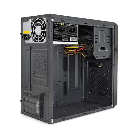 Корпус mATX 450w Exegate BA-309-450W-8 (USB, Audio, черный)