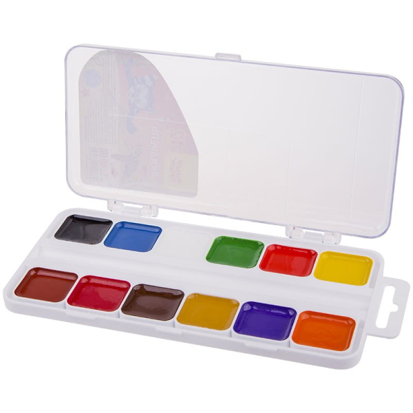 Акварель 12цв. Мульти-Пульти "Енот в Красном море" без кисти (АП_10705)