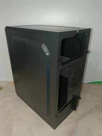 Распродажа! Корпус mATX Б_БП TESLA 1708BM (USB2.0, Audio, черный)(царапины)