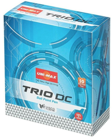 Ручка шариковая Unimax Trio DC Fashion 1мм. масл. основа, зеленый корпус (803430)