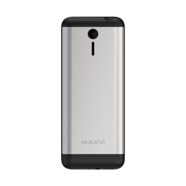 Сотовый Maxvi X10i Metallic silver 2sim/2.8"/320*240/microSD/0.3МП/Bt/1600мАч/моноблок
