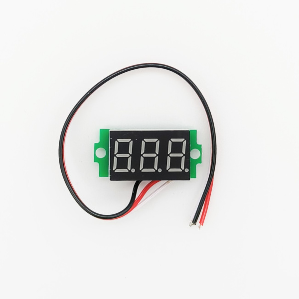 модуль DC 0..100в, цифровой вольтметр, зеленый, 0.36"