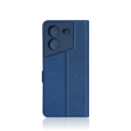 Чехол-книжка для Tecno POVA 5 (4G) DF tFlip-30 (blue)