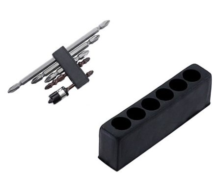 Органайзер для бит под 1/4HEX, на  6 бит, черный