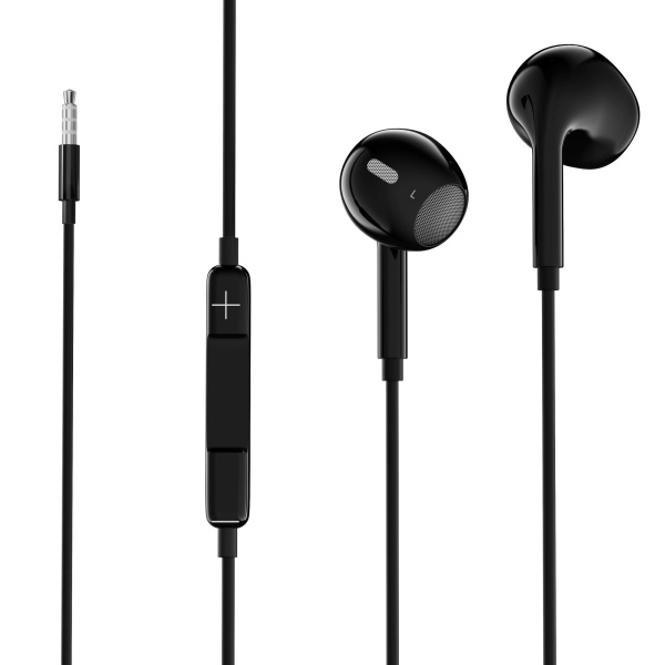 Гарнитура Perfeo REPRO внутриканальные, черный, с управлением звуком (PF_B4185)