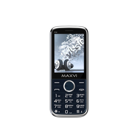 Сотовый Maxvi P30 Blue 2sim/2.8"/320*240/microSD/0.3МП/Bt/1800мАч/моноблок