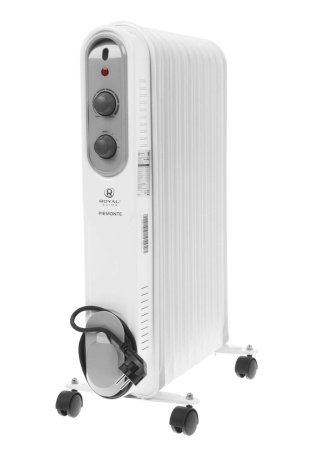 Масляный радиатор ROYAL Clima ROR- P11-2500M 2500Вт, 25кв.м, 11 секций, регул. темп., термостат
