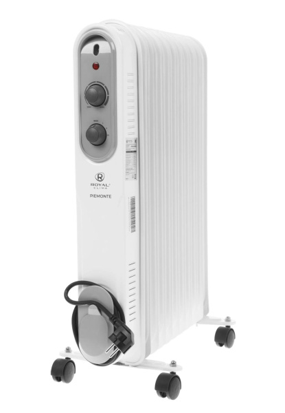 Масляный радиатор ROYAL Clima ROR- P11-2500M 2500Вт, 25кв.м, 11 секций, регул. темп., термостат