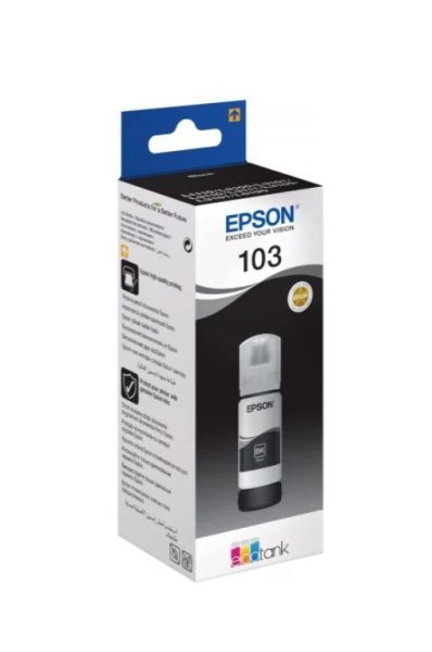Контейнер_с_чернилами Epson 103BK C13T00S14A для L3100/3101/3110/3150 черный (65мл)