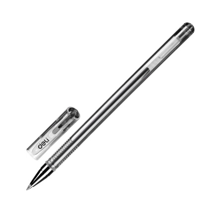 Ручка гелевая DELI "Geni" черная 0,5 мм (EG90-BK)