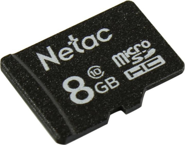 Карта памяти MicroSDHC 8Gb Netac P500 Class10 [NT02P500STN-008G-S](без SD адаптера)