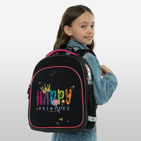 Ранец Berlingo Expert Plus "Candy Princess" 38*29*15см, 2 отделения, 2 кармана RU-EXPL-1105