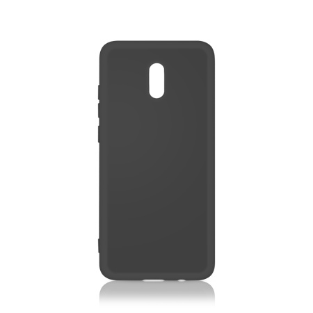 Чехол силиконовый с микрофиброй для Xiaomi Redmi 8A DF xiOriginal-04 (black)