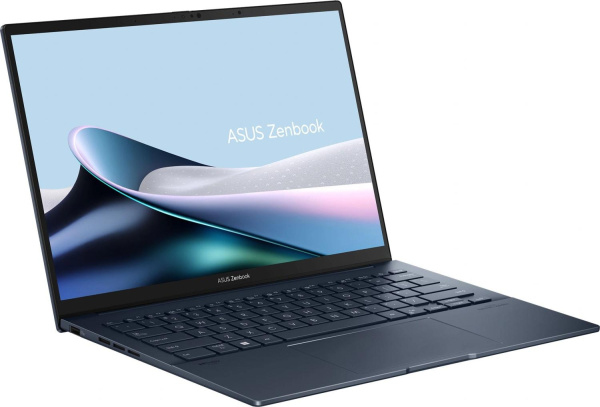 Ноутбук Asus Zenbook 14 UX3405CA-ST1350 Core Ultra 5 225H 16Gb SSD512Gb Intel Arc 130T 14" OLED 3K (2880x1800) без ОС blue WiFi BT Cam Bag (90NB14W1-M01ZM0)