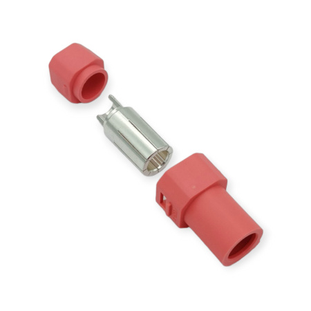 Разъем AS250-1 SH8.0-F.S.R, гнездо, на кабель, красный, DC 500V, 150A