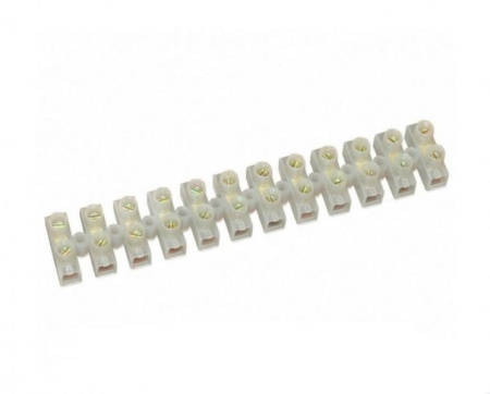 Колодка клемная винтовая  КВ-4, 3А, 400в, PE, KLS KLS2-03A-4-U-12P-W