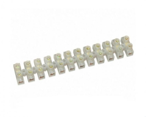 Колодка клемная винтовая  КВ-4, 3А, 400в, PE, KLS KLS2-03A-4-U-12P-W