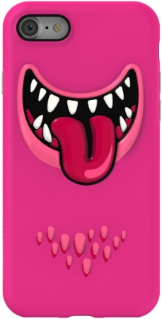 Накладка для iPhone 7/8 SwitchEasy Monsters Fun розовый (AP-34-151-18)