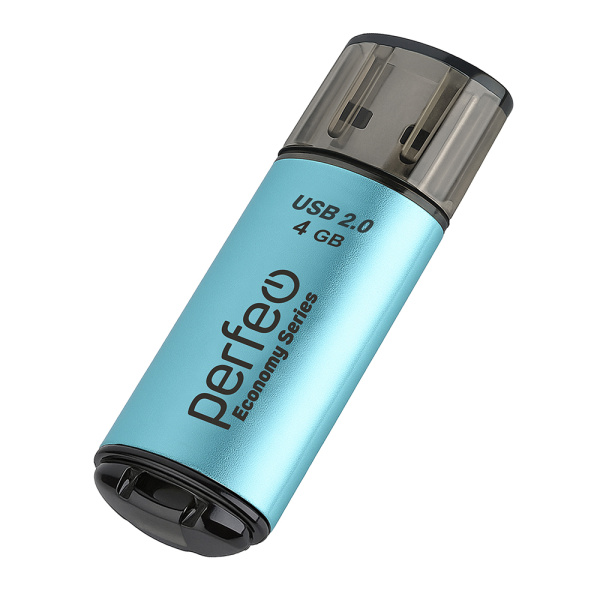 Флеш-накопитель USB2.0 4Gb Perfeo E04 (PF-E04G004ES) Зеленый