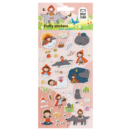 Наклейки MESHU "Little red" 10*23 см., MS_57663