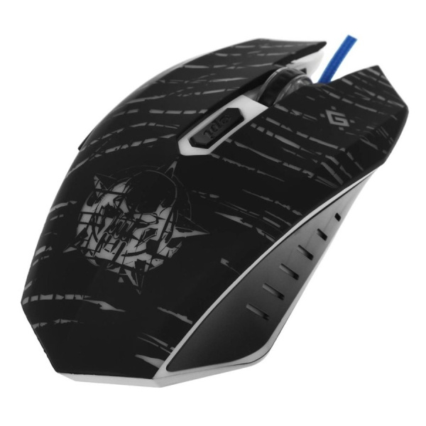 Игровая мышь USB Defender Dark Agent GM-590L оптика, 6 кнопок, 12800dpi