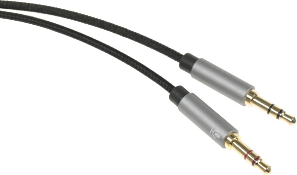 Кабель_аудио 3.5дж (F)-2*3.5дж (M) 0.2м черный UGREEN AV140 (20899)