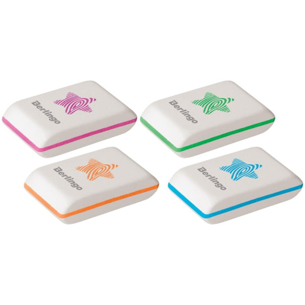Ластик BERLINGO "Star", прямоугольный (Blc_00270)